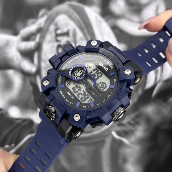 Casio 1990 Blue-Black-Blue Rep