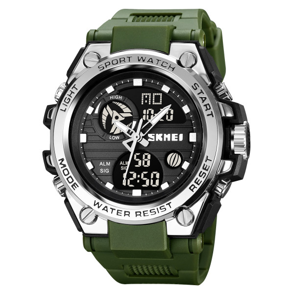 Skmei 2031AGSi Army Green-Silver