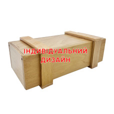 Коробочка деревʼяна Натуральна Індивідуальний дизайн
