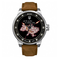 Годинник наручний Awarder 058 Де би не був Silver-Black-Brown