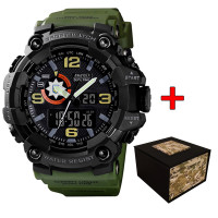 Годинник наручний Awarder 002 Поліція Зелені  + Коробка