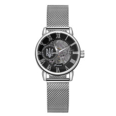 Годинник наручний Awarder 028 Тризуб срібло Silver