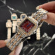 Cartier Rose Gold-Silver-Red 31x35 Rep