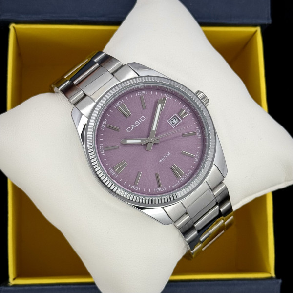 Casio MTP-1302 Silver-Pink Rep