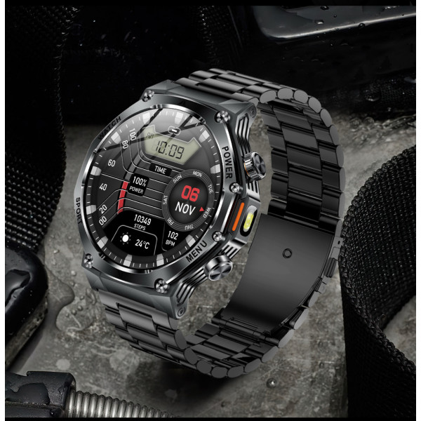 Розумний годинник Modfit Titan-X Black Steel