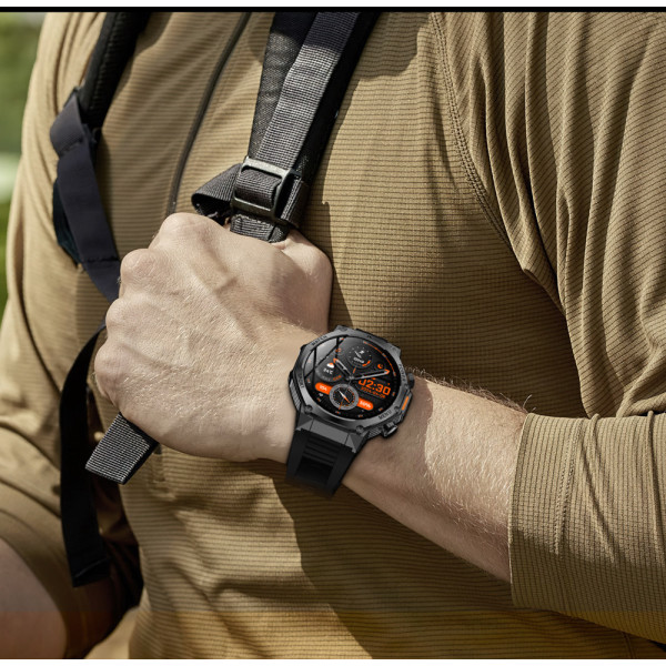 Розумний годинник Modfit Titan-X Black Silica