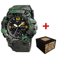Годинник наручний Awarder 006CMGRUAGD Тризуб золото Зелений камуфляж + Коробка.