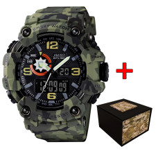 Годинник наручний Awarder 002  Поліція Camo Green