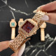 Cartier Rose Gold-Red 29x31 Rep