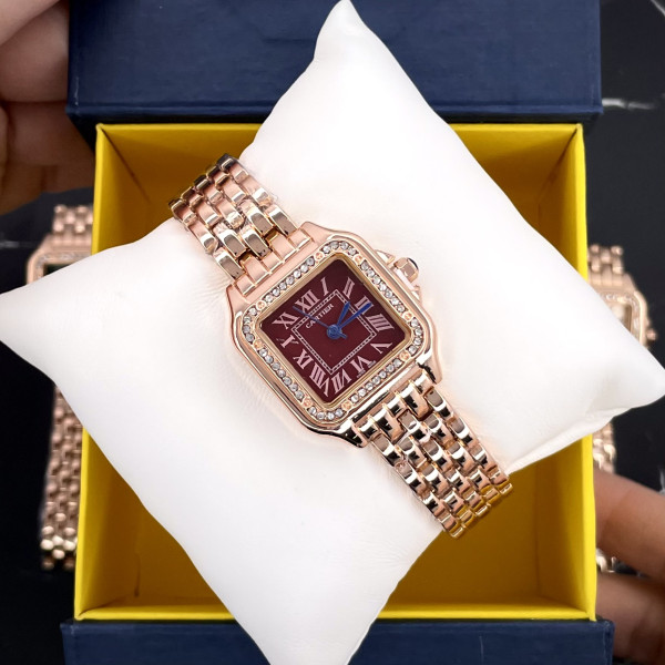 Cartier Rose Gold-Red 29x31 Rep