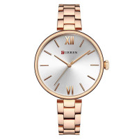Curren 9017 Rose Gold-White