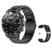 Розумний годинник Modfit Titan-X Black Steel + ремінець в подарунок