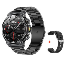 Розумний годинник Modfit Titan-X Black Steel + ремінець в подарунок