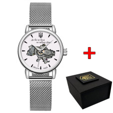 Годинник наручний Awarder 028L Silver-White Де би не була