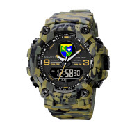 Годинник наручний Awarder 001 Регіональне управління Зелений камуфляж + Коробка