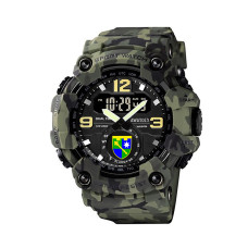 Годинник наручний Awarder 003 Регіональне управління Зелений камуфляж + Коробка