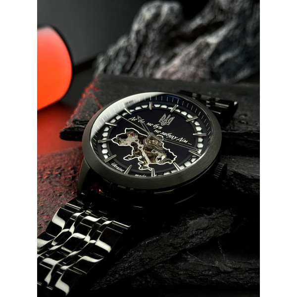 Годинник наручний Awarder 043 Де би не був All Black Steel Automatic