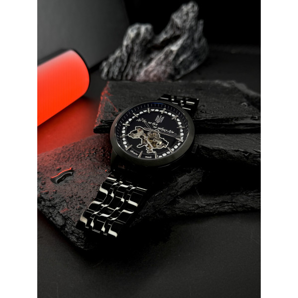 Годинник наручний Awarder 043 Де би не був All Black Steel Automatic