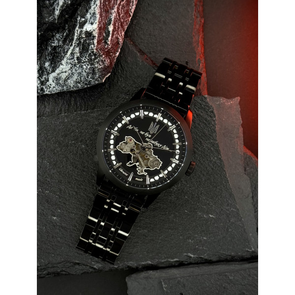 Годинник наручний Awarder 043 Де би не був All Black Steel Automatic