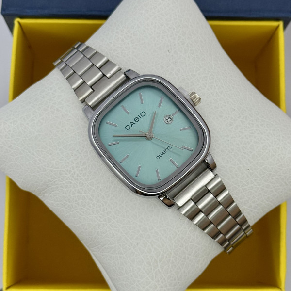 Casio 1072 L Silver-Light Blue Rep