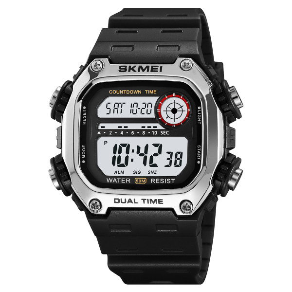 Skmei 2126SIBK Silver-Black