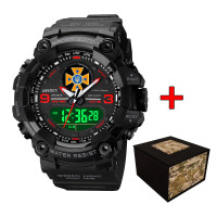 Годинник наручний Awarder 001RDDSNS ДСНС Чорні з червоним + Коробка.