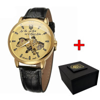 Годинник наручний Awarder 022 Gold-Gold Mechanic Де би не був
