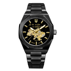Годинник наручний Awarder 026-3D Де би не був Black-Gold