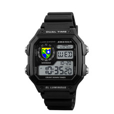 Годинник наручний Awarder 010 Регіональне управління Чорний + Коробка