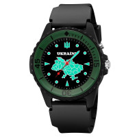 Годинник наручний Awarder 031 Ukraine Black-Green