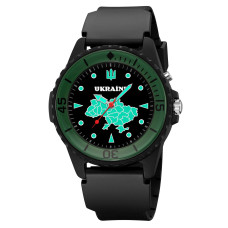 Годинник наручний Awarder 031 Ukraine Black-Green
