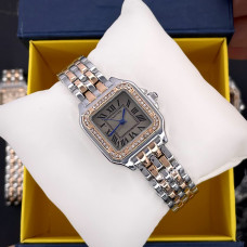 Cartier Rose Gold-Silver-Brown 29x31 Rep