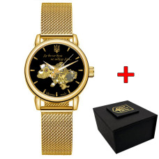 Годинник наручний Awarder 028L Gold-Black Де би не була