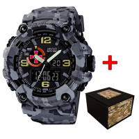 Годинник наручний Awarder 002 ЗСУ Сірий камуфляж + Коробка.