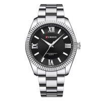 Curren 8453 Silver-Black