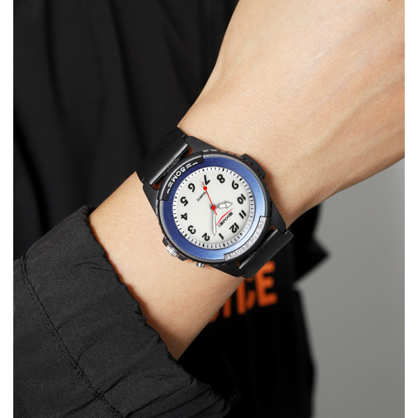 Skmei 2433BKBU-AC Black-Blue Namber