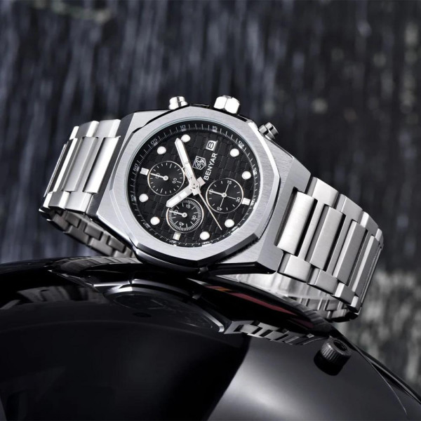 Benyar BY-5216 Silver-Black