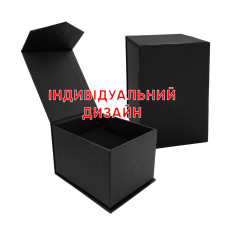 Коробочка для годинника 1019 Чорна Індивідуальний дизайн