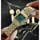 Cartier Silver-Gold-Green 29x31 Rep