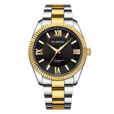 Curren 8453 Gold-Silver-Black
