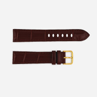 Ремінець для годинника 3017 Brown-Gold