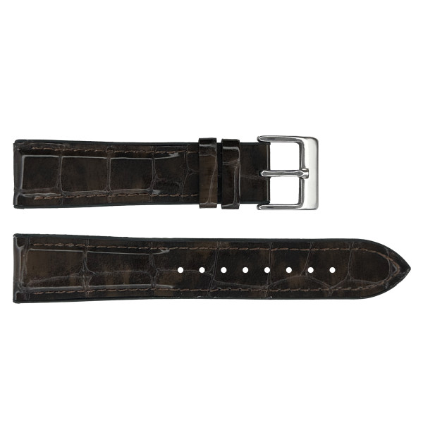 Ремінець Awarder силікон + шкіра коричневий 22x20