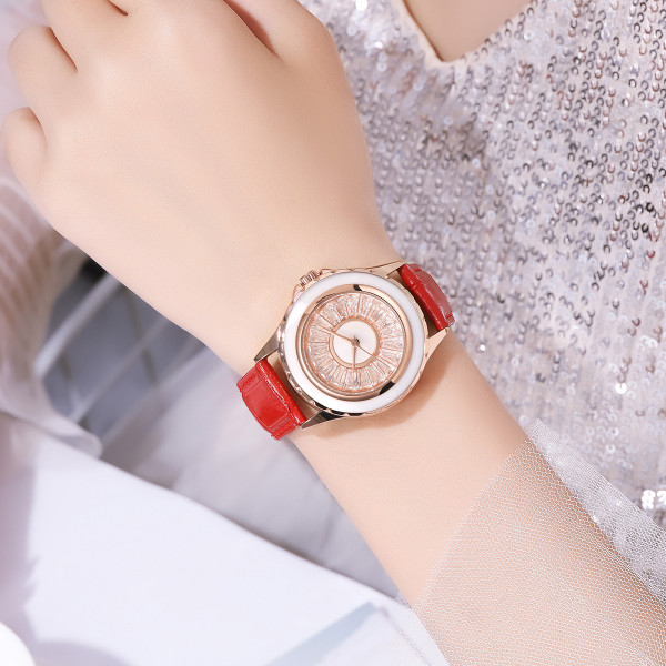 Skmei 2172RGRD Rose Gold-Red