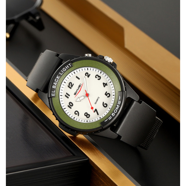 Skmei 2433BKGN-AC Black-Green Namber