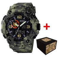 Годинник наручний Awarder 002CMGRUAGD Тризуб золото Зелений камуфляж + Коробка.