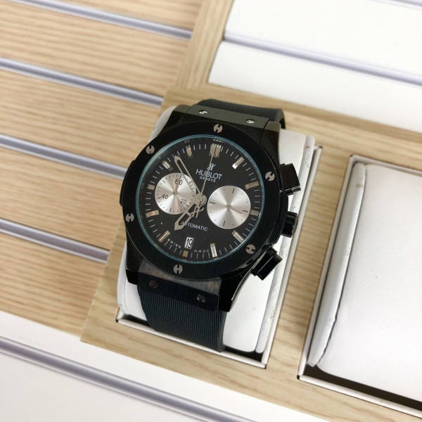 Hublot Geneve Black-Silver