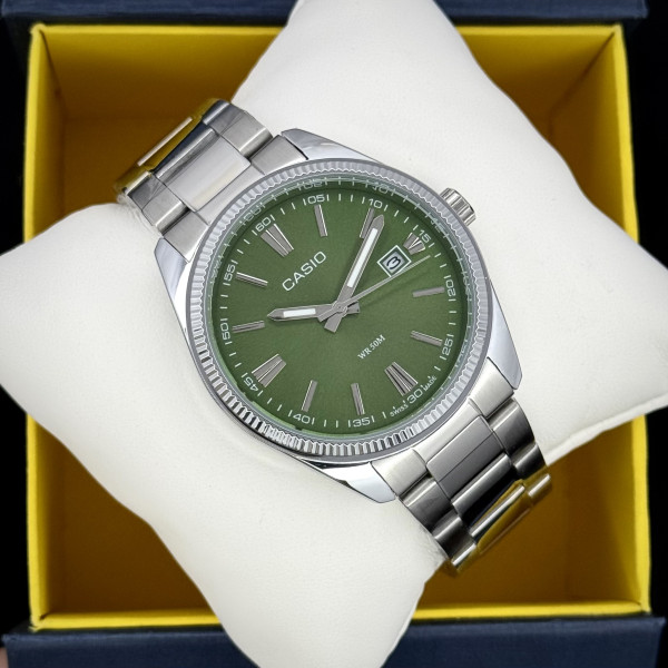 Casio MTP-1302 Silver-Green