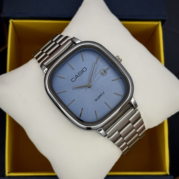 Casio 1072 M Silver-Blue Rep