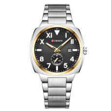 Сurren 8472 Silver-Gold-Black