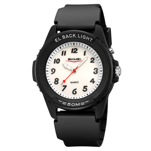 Skmei 2433BKWT-AC Black-White Namber